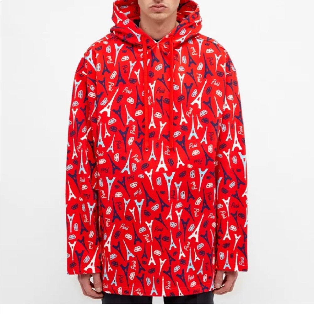 Authentic Balenciaga BB logo oversized hoodie xl